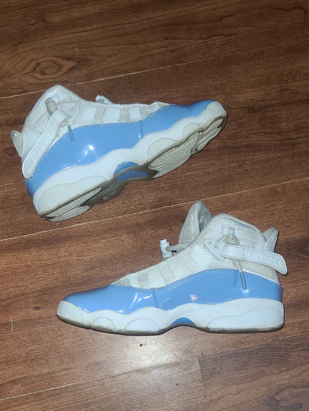 Air Jordan 6 Rings Powder Blue Size 6.5 Youth –